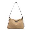Large Capacity Woven Personalized New Trendy Fashion Retro Straw Woven Shoulder Tote Women's Bag