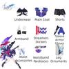 Rail Star Honkai Seele Cosplay Costume Full Suit Set Halloween Party Game Props