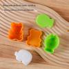 3 Stück Sandwich-Randabschneider Keksbrotform Bento-Hersteller Kaninchen Panda Blume