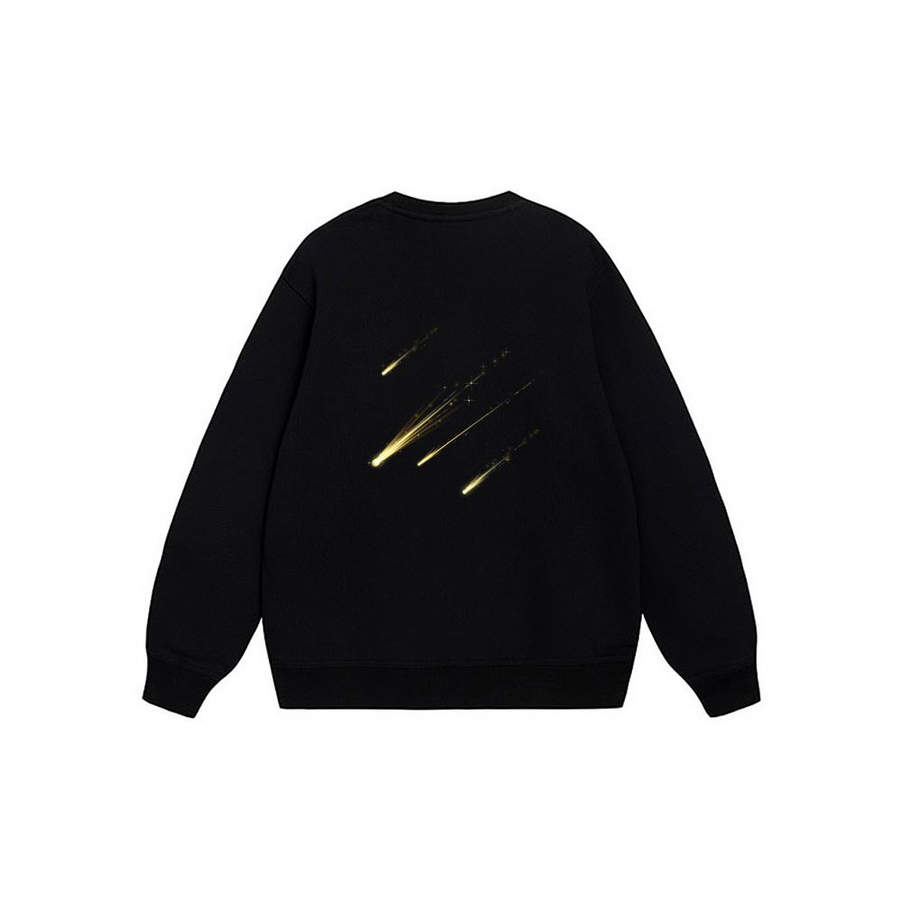 Nike Customizable  Outdoor Fashion Breathable Urban Daily Commuting Logo Sweatshirt Unisex Sweatshirt Black BV2667-010(TEAM1061-G6)