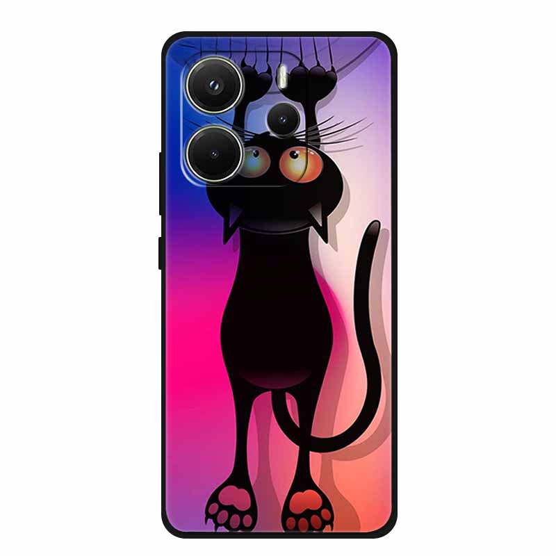 Für Xiaomi Redmi Note 14 4G Global Hülle Luxus TPU Weiches Silikon Cover Handyhüllen für 24117RN76G Schutz Neu Bumper Funda