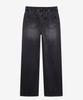 MIND BRIDGE WOMEN [W] Wide Gray Elastic Denim Pants