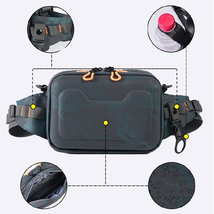 Fishing Tackle Storage Bag Lure Pack Fishing Pack Crossbody Single Shoulder Bag Multifunction Waist Bags Water Resistant