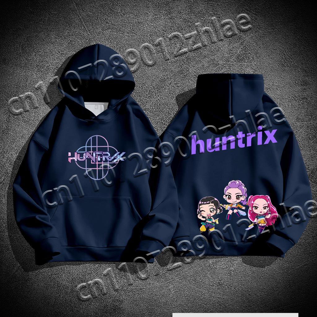 New Kpop Demon Hunter Best Selling  High Quality Flannelette Adult Sweater Loose Comfortable Quick Drying Adult Hooded Sweater