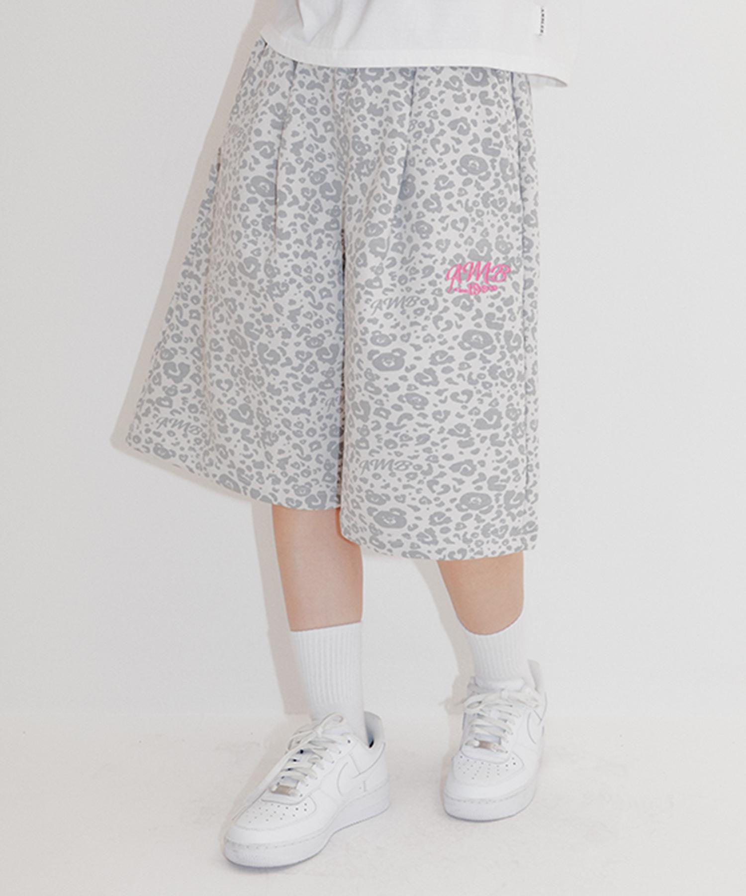 AMBLER Heart Bear Leopard Pants Bermuda
