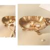 Jewelry Tray Decorative Zinc Alloy Accessory Dish for Vanity Display and Bedside Catchall, Vintage Style Storage Dish for Small Jewelry