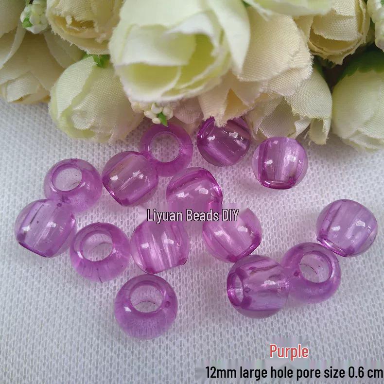 10MM Transparent Acrylic Round Beads for DIY Beaded Bag & Curtain Divider Accessories