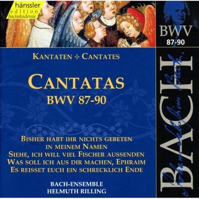 CD J.S. BACH - Cantatas Bwv 87-90  CD92028 H?nssler Classi 2000 Germany Classical Used