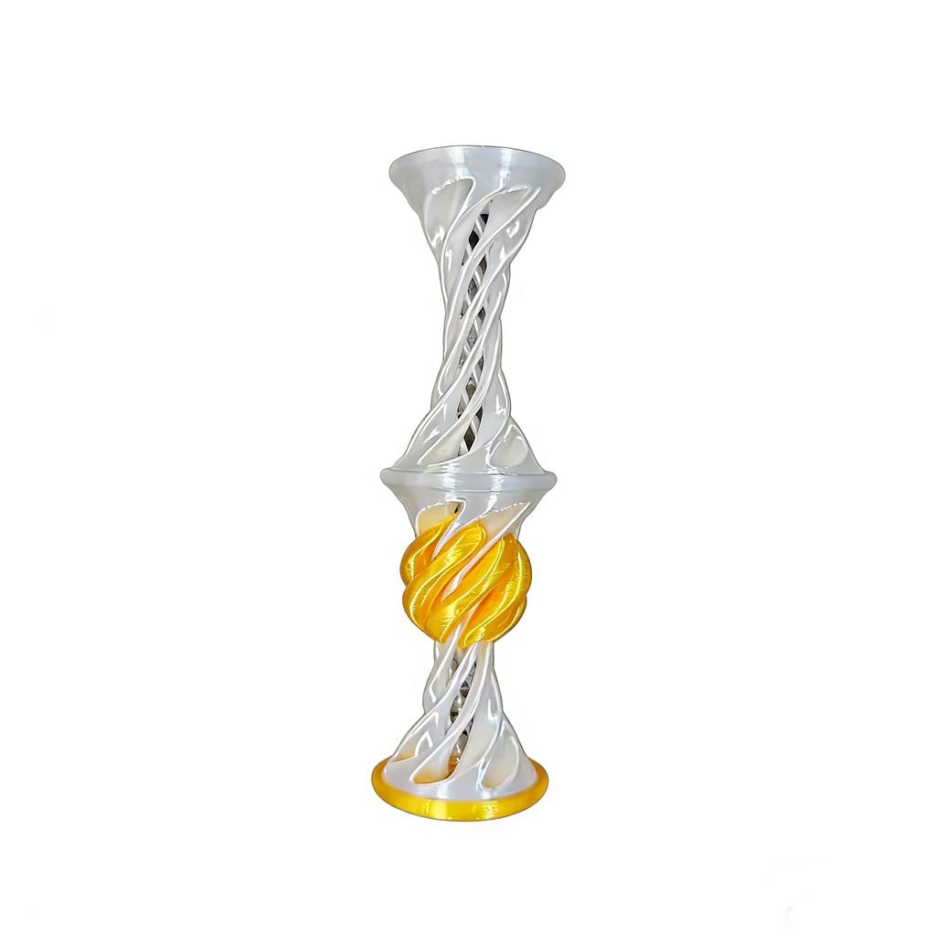 3D Printed Impossible Pyramid Passthrough Fidget Toys Diversification Kids Decompression Desk Ornament Double Layer Helical Tree
