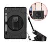 360 Rotation Wristband Stand IPad 10.2 7th 8th 9th Gen Full Body Shockproof Silicone Case