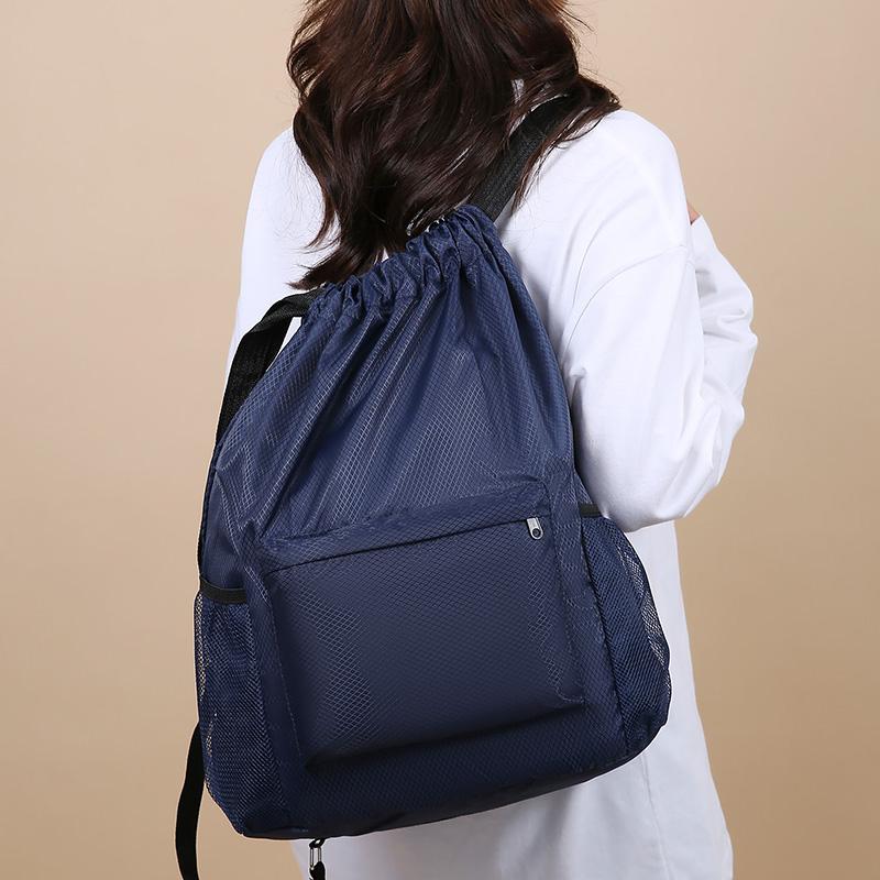 Rucsac sport ușor, impermeabil, cu șnur, pentru sală, baschet și călătorii, unisex
