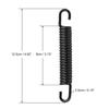 uxcell Motorcycle Kickstand Springs Motorcycle Main Bracket Kickstand Return Spring for CBT 12.5cm Length Black