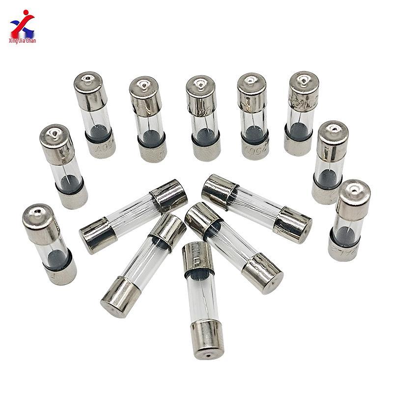 Glass Fuse Tubes: 5x20mm, 6x30mm, 250V, 0.2A, 3A, 10A, 20A
