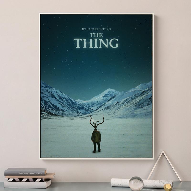 Classic Horror Movie The Thing Posters Print Canvas Painting John Carpenter Wall Art Picture For Bedroom Home Decoration