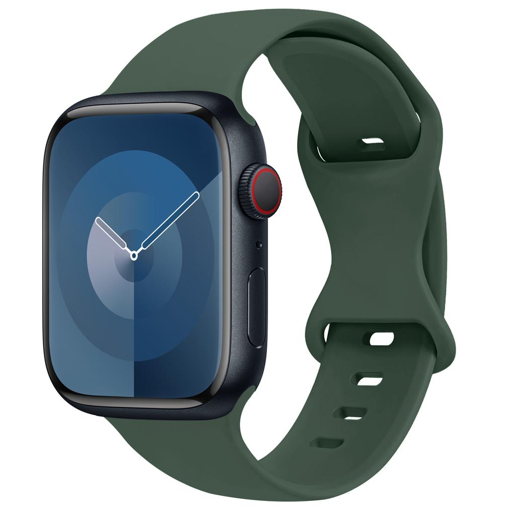 Silicone Strap for apple watch band 44mm 45mm 49mm 41mm 38mm 42mm sport correa bracelet iwatch series 3 6 7 8 9 ultra 2 se 40mm ER9