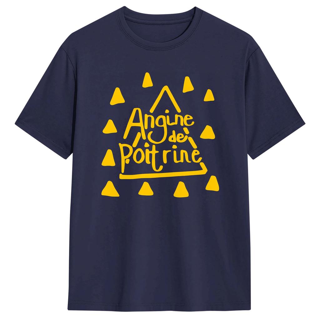 Angine De Poitrine Music T Shirt Summer Cotton T Shirts For Male Casual Tshirt Shortsleeved Streetwear Top Tees
