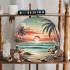 Coastal Sunset Metal Wall Art Men's Room Decor Thanksgiving Beach House Halloween Living Bathroom Kitchen Wall Decor