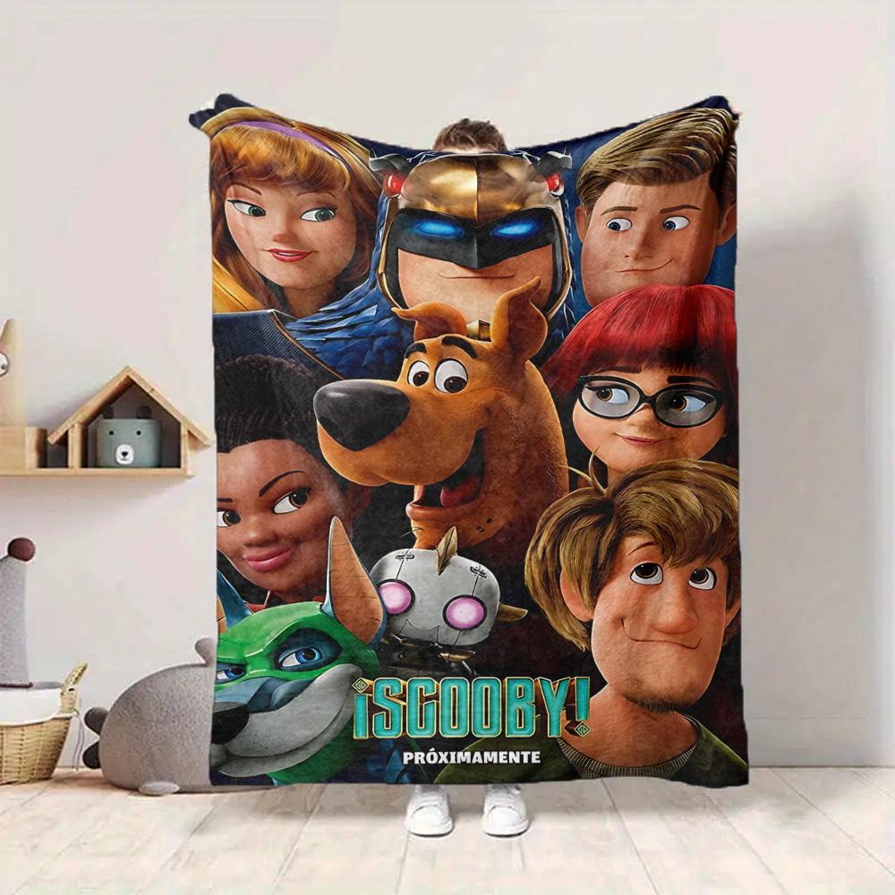 

1pc Scooby-Doo Mystery Flannel Throw Blanket - Lightweight Soft Warm All-Season Blanket for Sofa, Bed, Travel, Camping L1029091 150x200cm