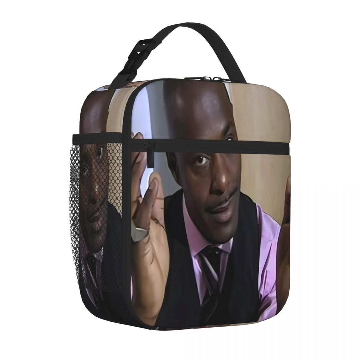 Bestselling Alan Johnson Peep Show Denim Style Snack Bag School Field Trip Lunch Carrier One Size