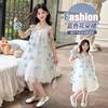 Girls' Summer Dress for Outer Wear 2026 New Mid Size Children's Stylish Sweet Dress Children's Fashion Princess Dress Trend