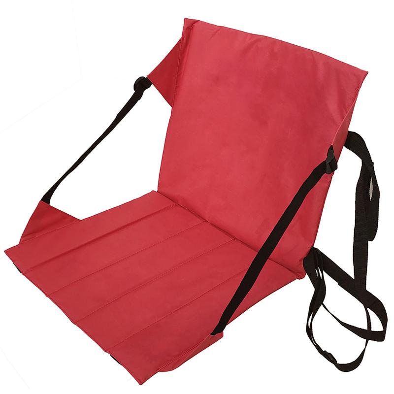 

Подушка для отдыха на открытом воздухе, легкая, складная, удобная для переноски, подушка для стадиона, грязезащитный коврик для пикника, влагонепроницаемая подкладка 44x44cm красный