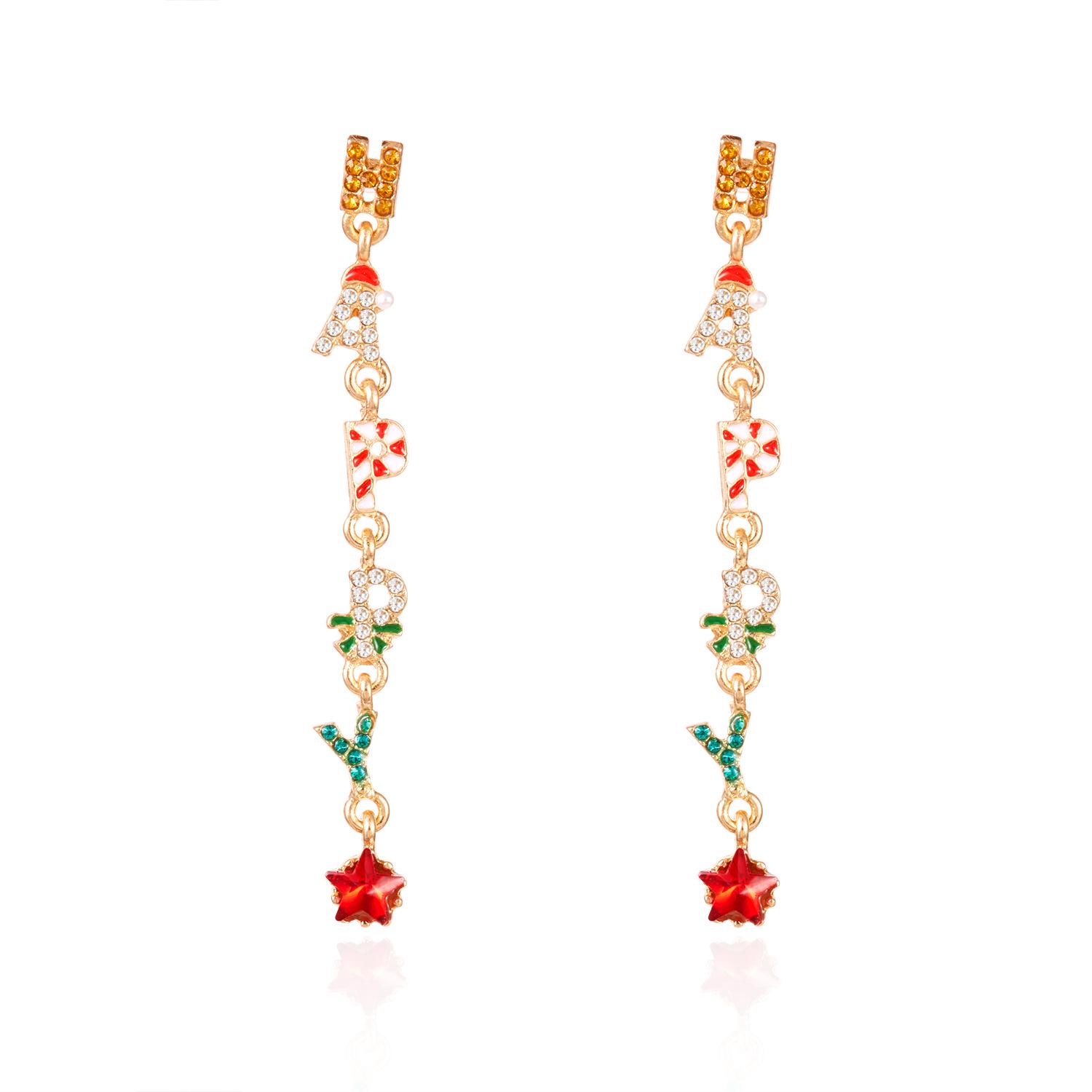 

Красочные серьги-елочки со стразами: Уникальный, Роскошный и Преувеличенный Праздничный Стиль