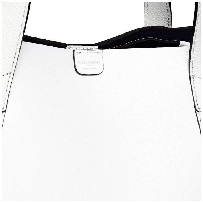 PELLE MORBIDA Mini Tote Bag TE007B White