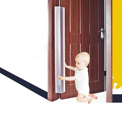 Seamless Door Hinge Protector Cover Translucent Door Stopper Finger Pinch Door Guard  Home