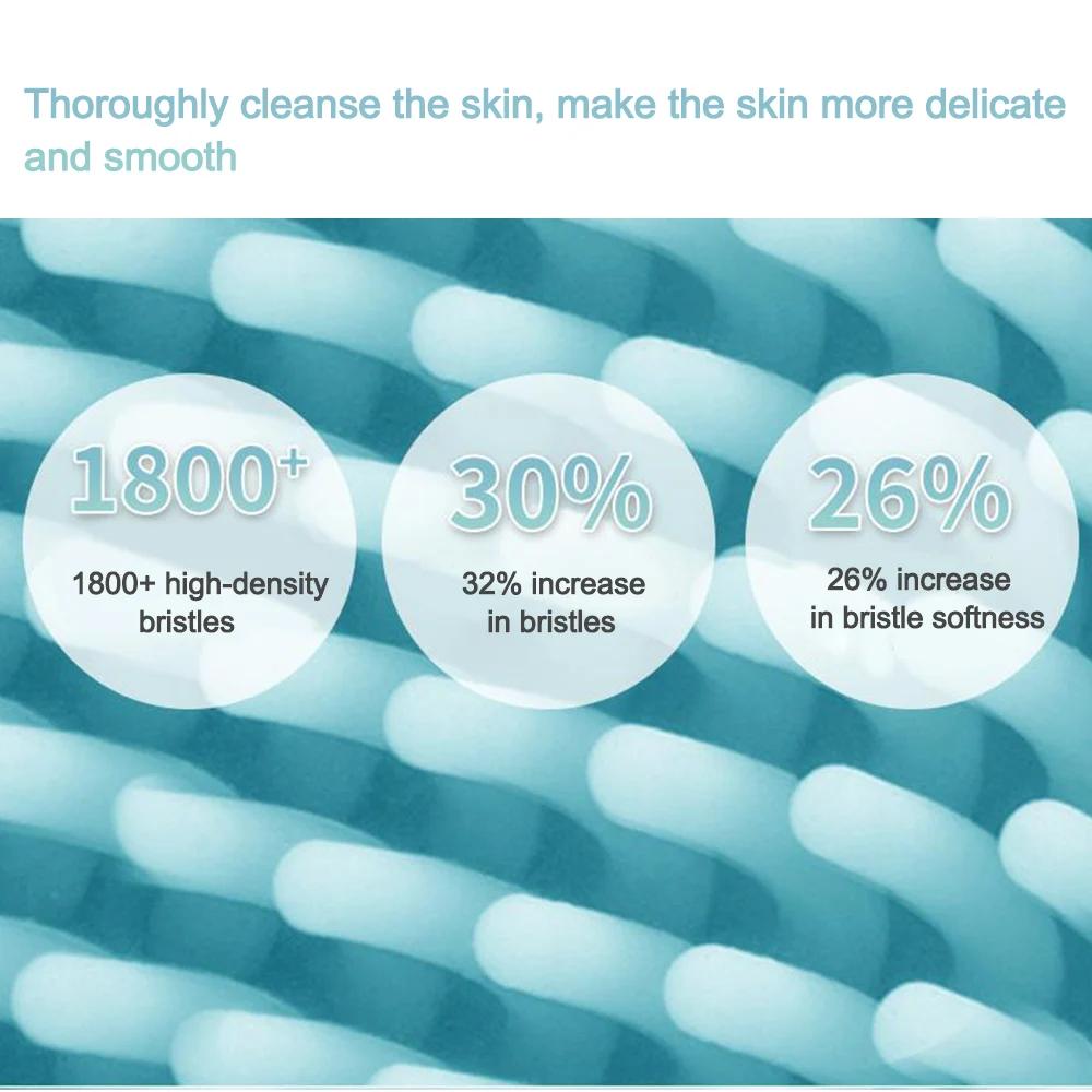 Facial Cleansing Brush Face Skin Care Tools Waterproof Silicone Electric Sonic Cleanser Facial