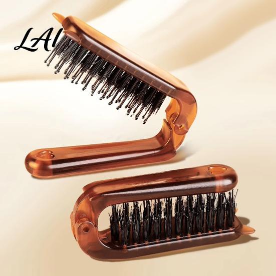 Boar Bristle Hair Comb 1/2/3Pcs Foldable Brush Men Women Detangling Durable Folding Styling Portable Travel for All Types Brush