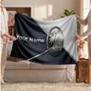 SC Freiburg Personalized Fleece Blanket With Football Logo, Custom Name Text Soft Warm Home Throw Blanket