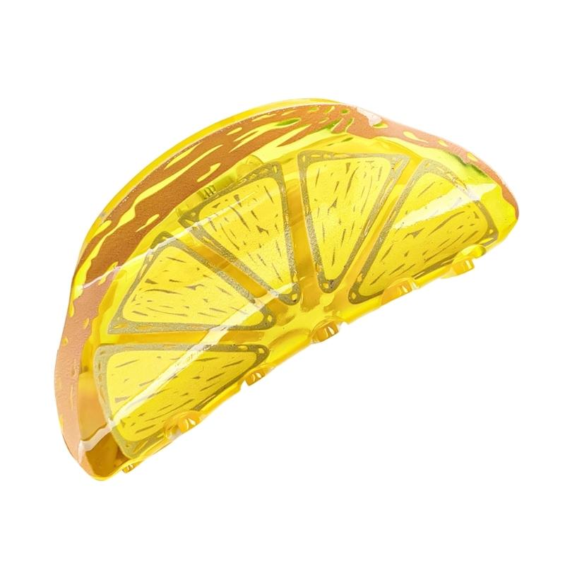 Cute Fruit Shaped Hair Claw Acrylic Hairpin Multifunctional Hair Clip Hairpieces Creative Children's Hair Decoration