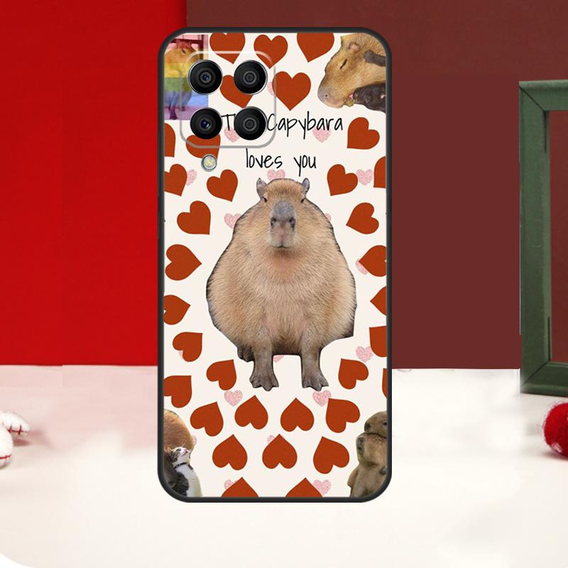 Funny Capybara For Samsung Galaxy M53 M33 M13 M12 M32 M52 M14 M34 M54 M20 M21 M31 M51 M30s M15 M55 Case