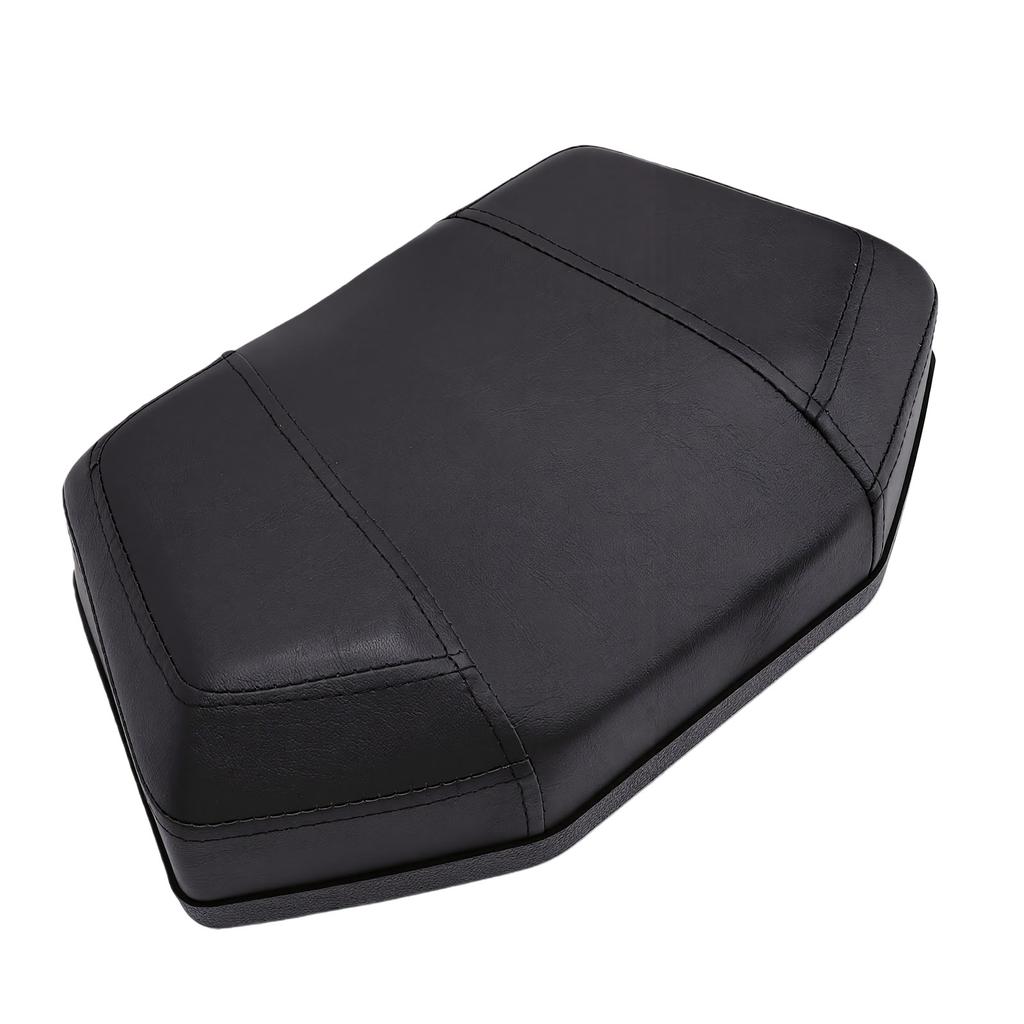ATV Rear Seat Backrest Soft PU Leather Black Universal Passenger Back Support For ATV Scooter Cruiser Moped