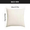 4pcs Hello Spring White Daisy Throw Pillow Covers Bloom with Grace Clove Flowers Green Cushion Case Decoration for Sofa Couch