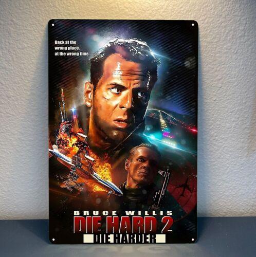 Die Hard Bruce Willis Movie Metal Poster Tin Sign 20x30cmAluminum 20x30cm(7.8x11.8inch)
