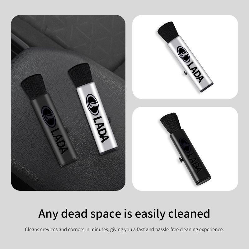 Car Air Vent Cleaning Soft Brush Crevice Dusting Clean Tool For Lada Niva Vesta Granta Riva Samara Priora 4x4 Urban F5