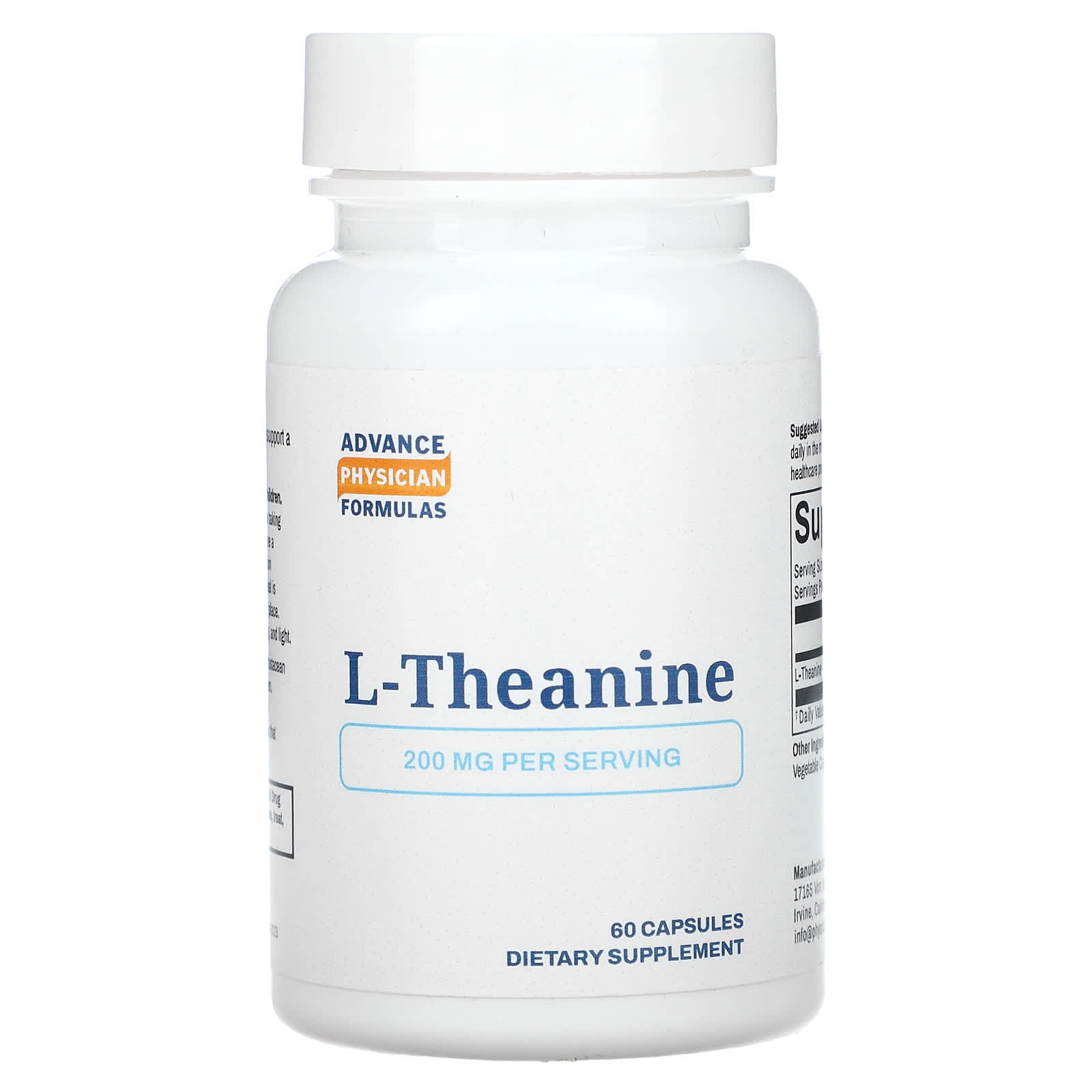 

L-Theanine, 200Mg, 60 Capsules