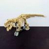 Park Jurassic Tyrannosaurus Rex Fossil Skeleton Assembles Building Blocks Toy