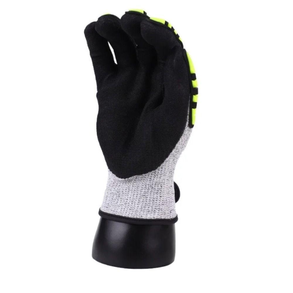 Shock Absorbing Mechanical TPR Gloves Oil-proof Anti-smashing Gloves  Rescue Work