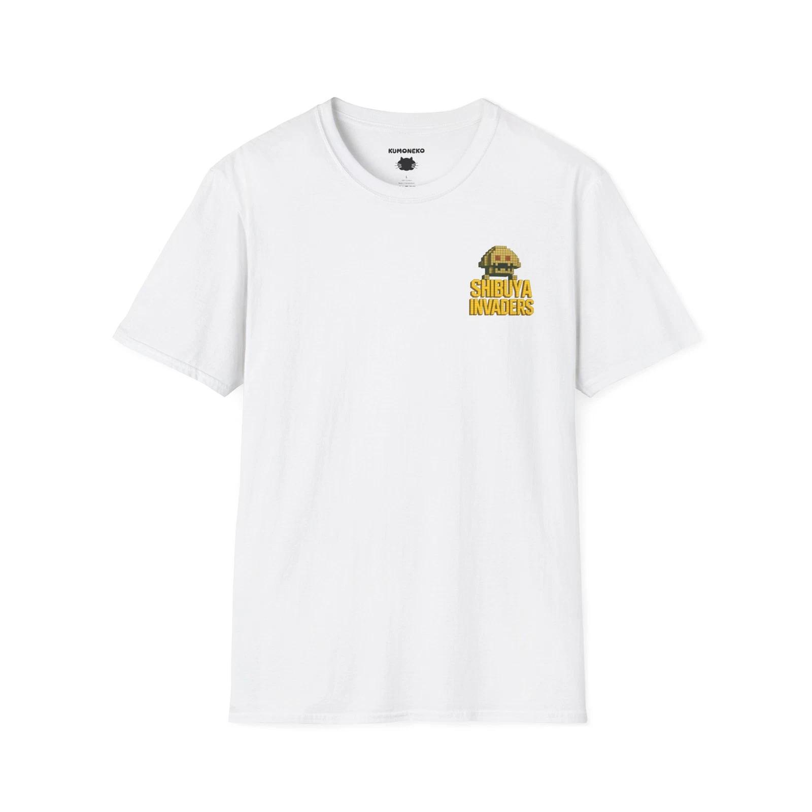 

Shibuya Invaders T Shirt, Retro Pixel Alien Art L