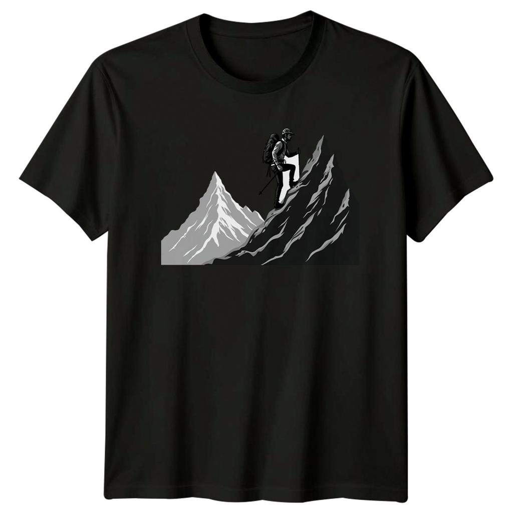 Adventure Awaits Unisexs TShirt Mountaineering Outdoor Recreation Gift For Him