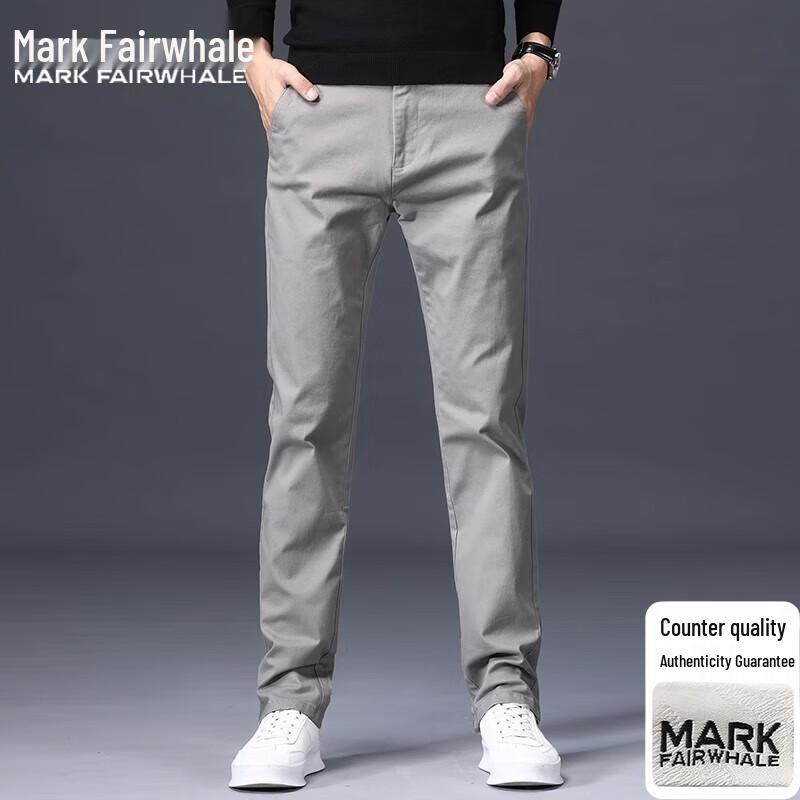 

Mark Fairwhale Men s Casual Slim Fit Straight Leg Pants 38