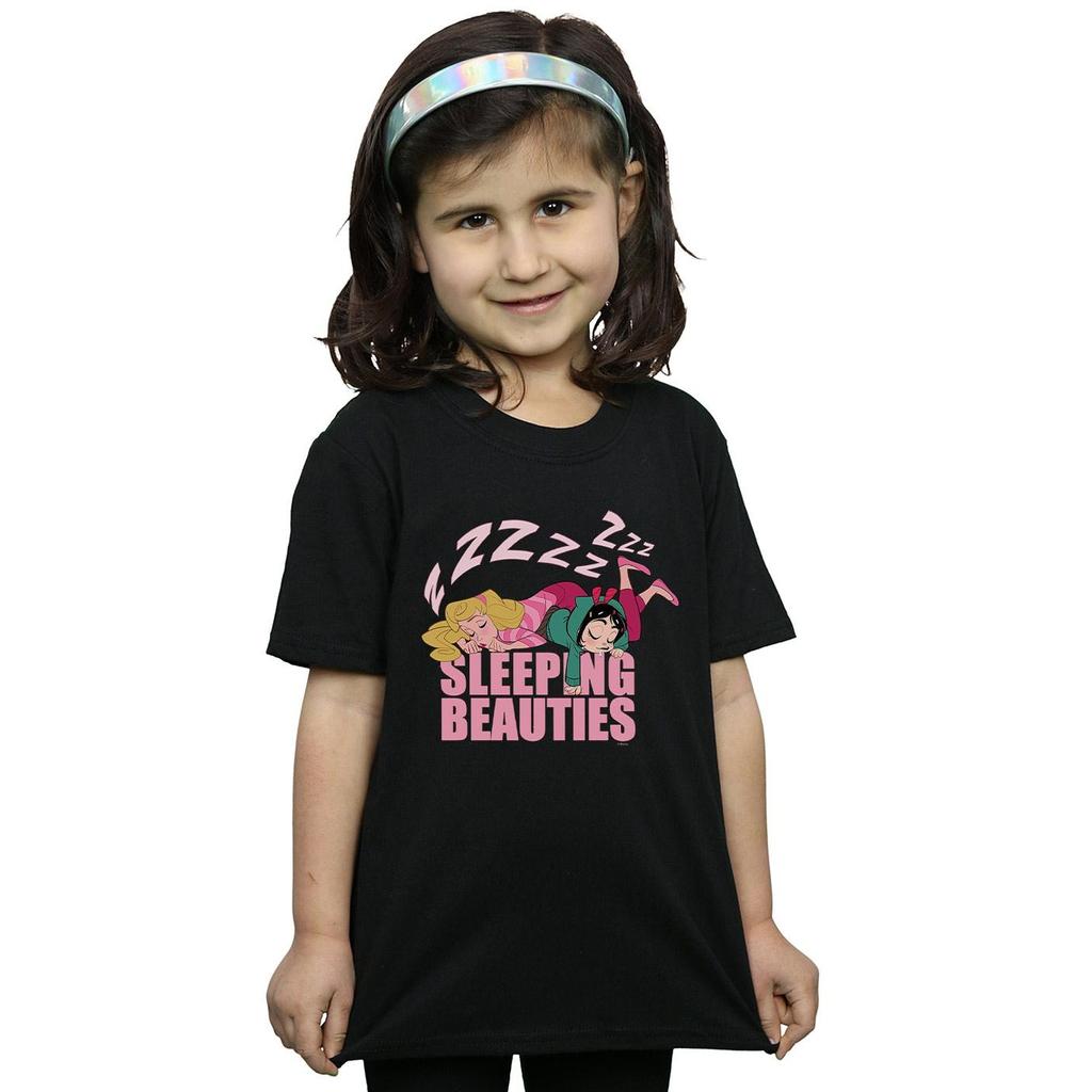 Disney Girls Wreck It Ralph Aurora And Vanellope Cotton T-Shirt