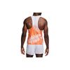New Nike Dri Fit Running Tank Top Men's Orange FQ1363-803
