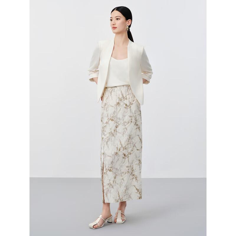 Женский короткий плиссированный блейзер из ацетата S