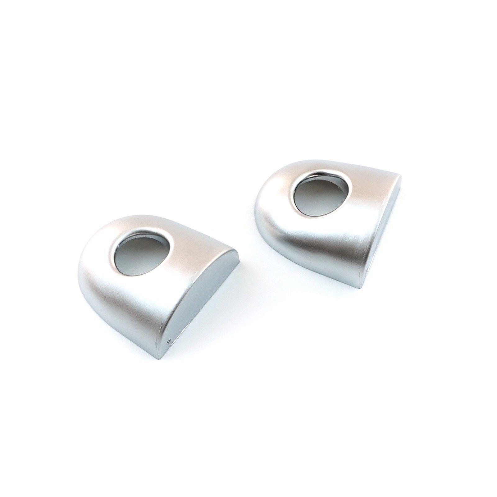 Copri Maniglia Porta Interna Auto – Per Renault Clio II, Megane I, Scenic I, Traffic, ABS Nero, Adesivo - 5