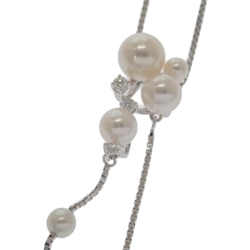TASAKI P-13524-WGK18 Necklace white/Silver K18 White gold/Pearl Women