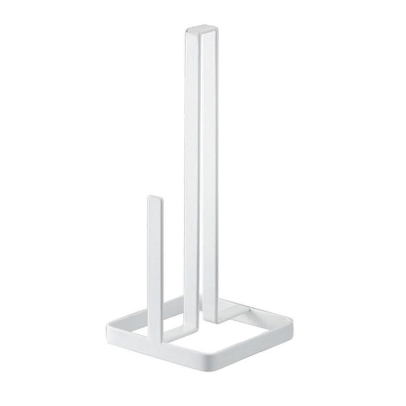 Metal Kitchen Roll Paper Towel Holder Bathroom Tissue Stand Vertical Napkin Rack Home Storage Accessories