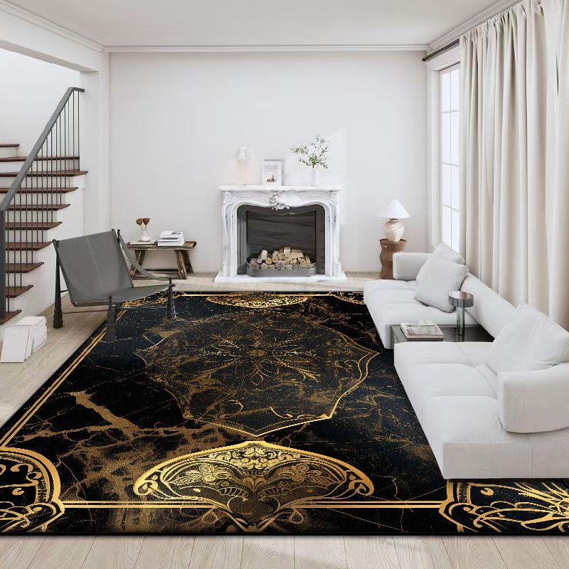 Modern home decoration luxury Carpet living room non-slip large room rugs senior soft Sofa table mat Easy cleaning customizable